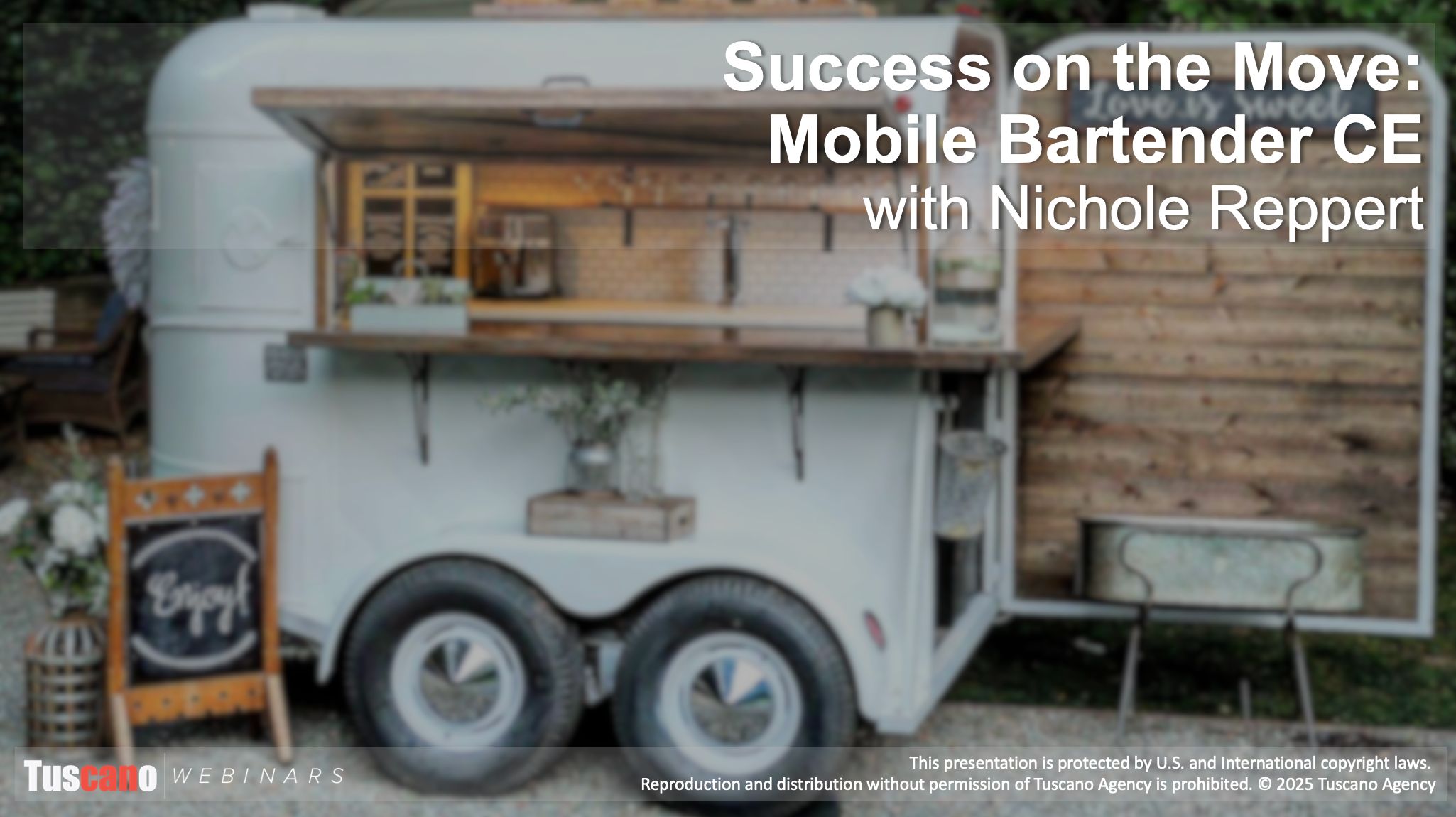 Crafting Success on the Move: Mobile Bartender Review CE w/ Tuscano coverage review