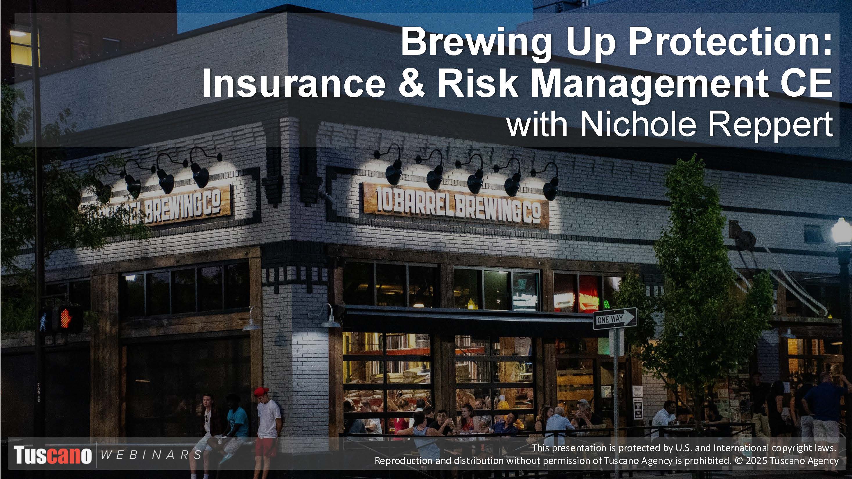 Brewing Up Protection: Comprehensive Insurance and Risk Management for Breweries