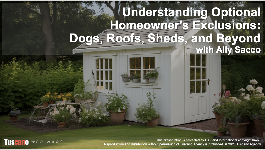 Understanding Optional Homeowner's Exclusions: Dogs, Roofs, Sheds, and Beyond