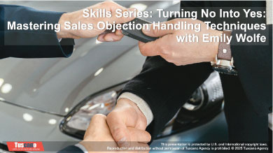 Skills Series: Turning No into Yes: Mastering Sales Objection Handling Techniques