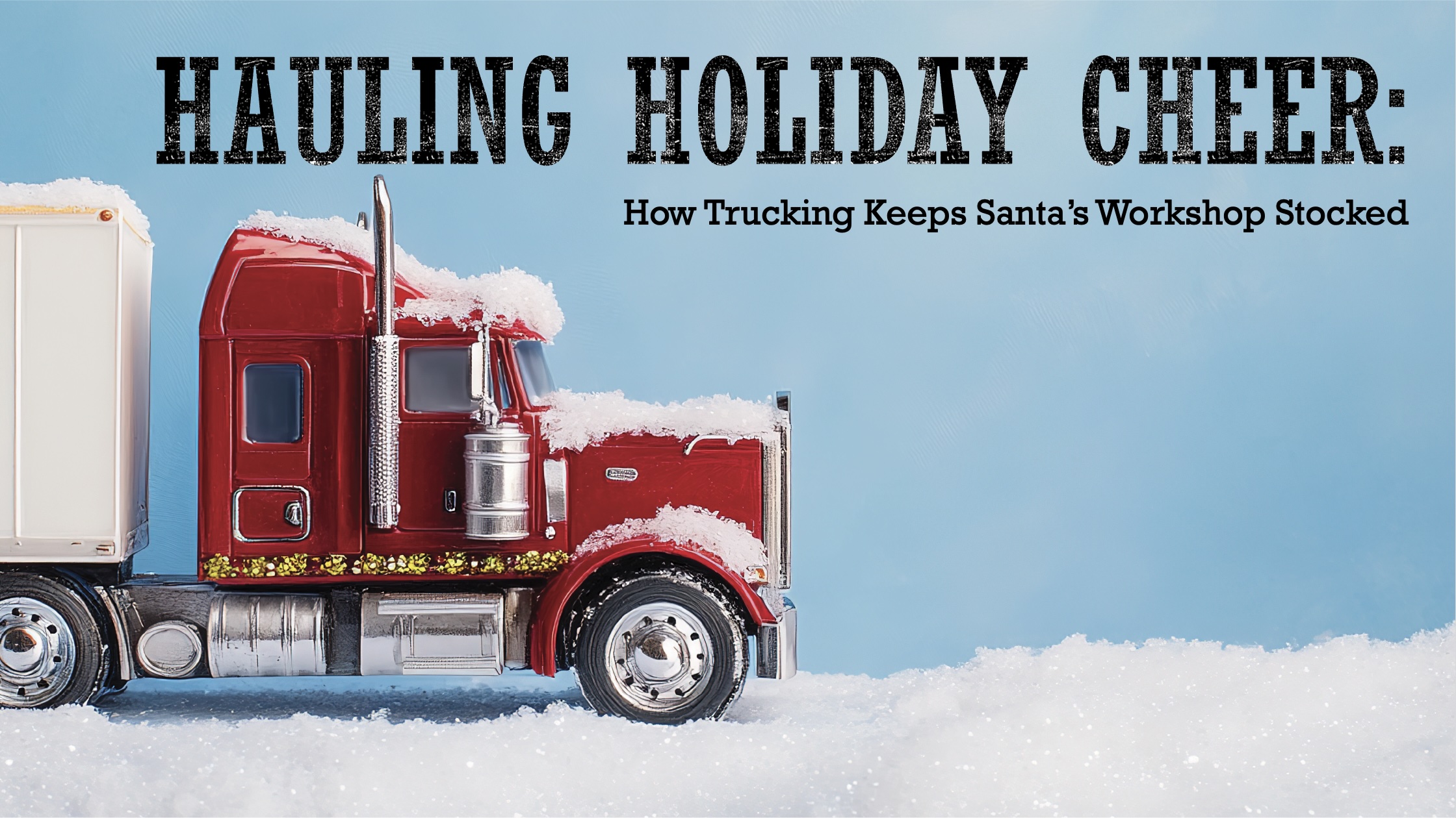 Hauling Holiday Cheer: How Trucking Keeps Santa's Workshop Stocked